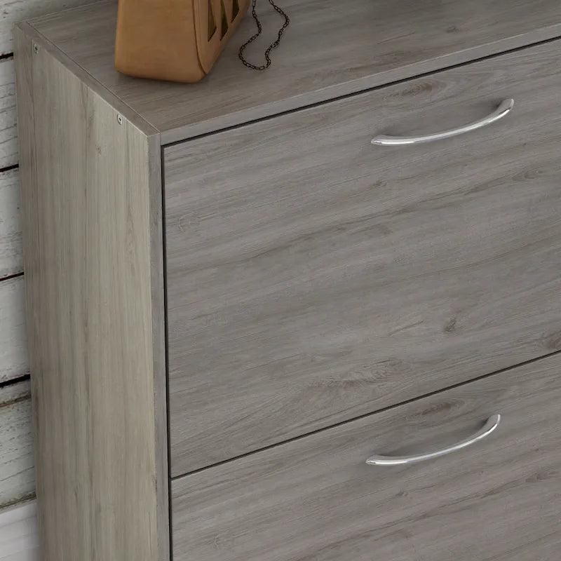 Meuble de rangement à chaussures à 2 niveaux pour entrée, pour la maison