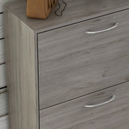 Meuble de rangement à chaussures à 2 niveaux pour entrée, pour la maison
