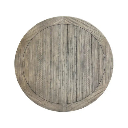 Ensemble de salle à manger 5 pièces Roundhill Furniture Harola, table ronde à pied central avec rallonge de 18 pouces, 4 chaises d'appoint