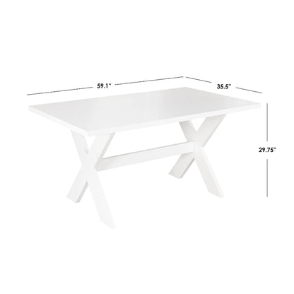 Ensemble de salle à manger Sumner 4 pièces Simple Living avec banc