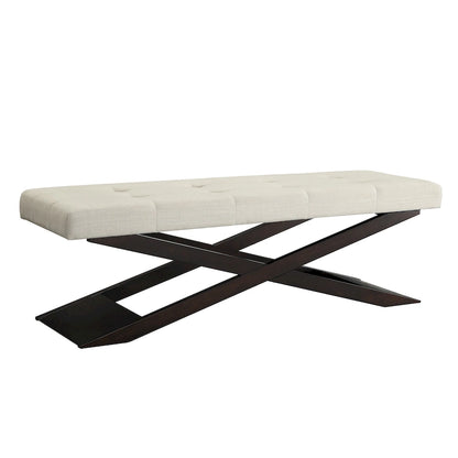 Banc Bosworth 48 en bois à piètement en X par iNSPIRE Q Classic