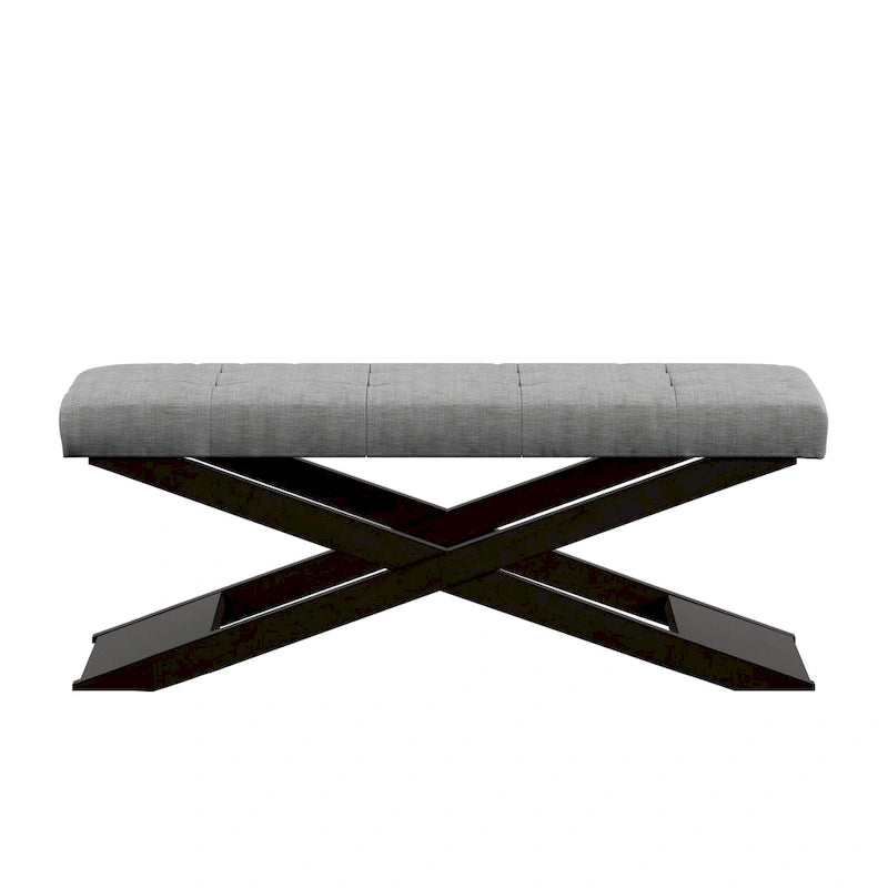 Banc Bosworth 48 en bois à piètement en X par iNSPIRE Q Classic