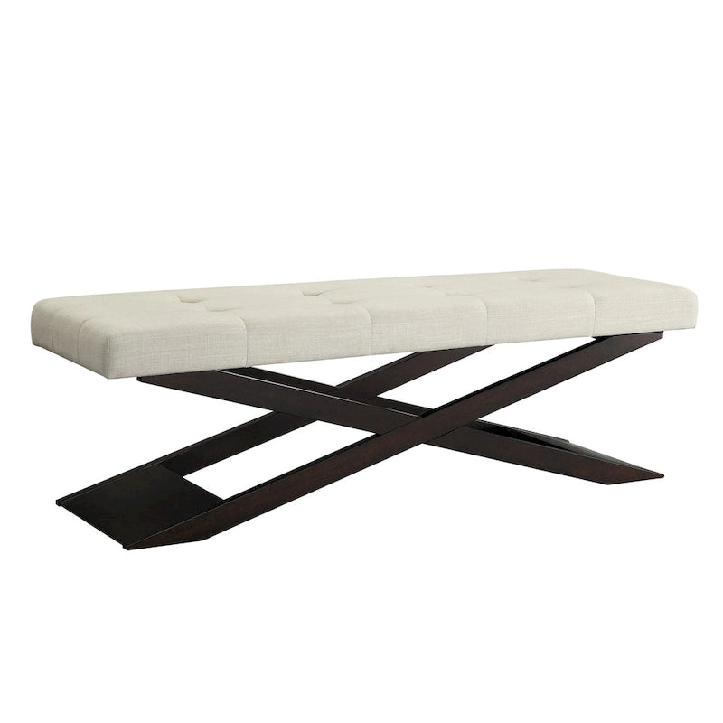 Banc Bosworth 48 en bois à piètement en X par iNSPIRE Q Classic