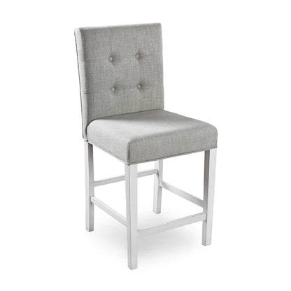 Ensemble îlot de cuisine 3 pièces Tia Transitional en bois blanc antique avec rangements multiples, par Furniture of America