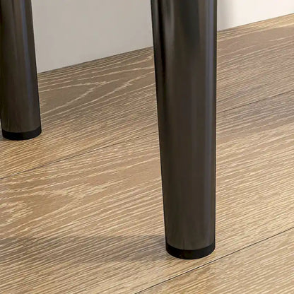 Banc de lit HOMCOM 39, banc d'entrée rembourré avec pieds en acier, banc de chambre, gris