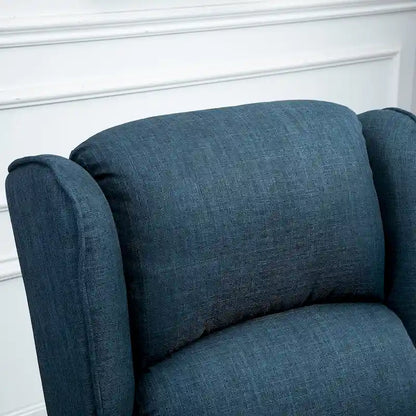 Fauteuil de massage vibrant et chauffant HOMCOM à dossier inclinable, canapé d'appoint rembourré avec télécommande et fonction massage.