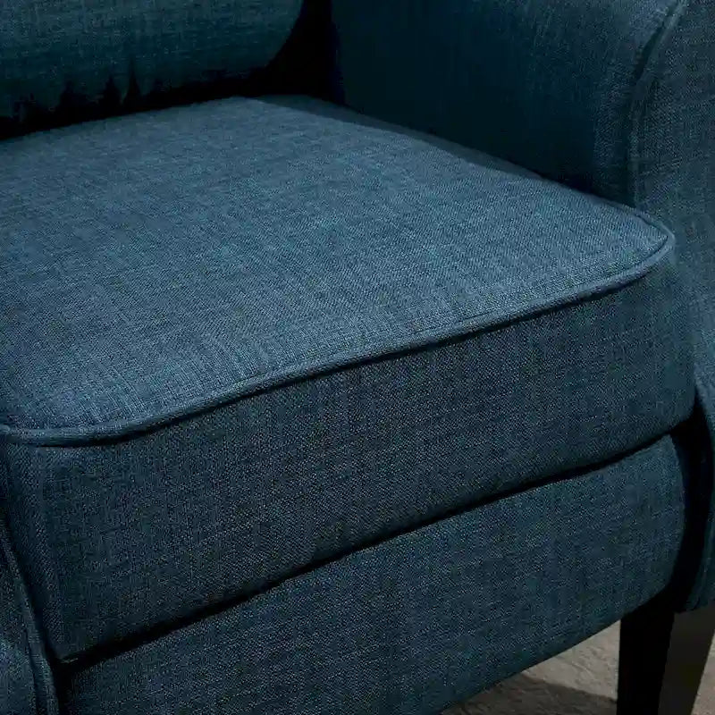 Fauteuil de massage vibrant et chauffant HOMCOM à dossier inclinable, canapé d'appoint rembourré avec télécommande et fonction massage.