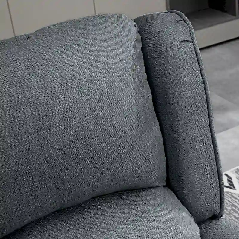 Fauteuil de massage vibrant et chauffant HOMCOM à dossier inclinable, canapé d'appoint rembourré avec télécommande et fonction massage.