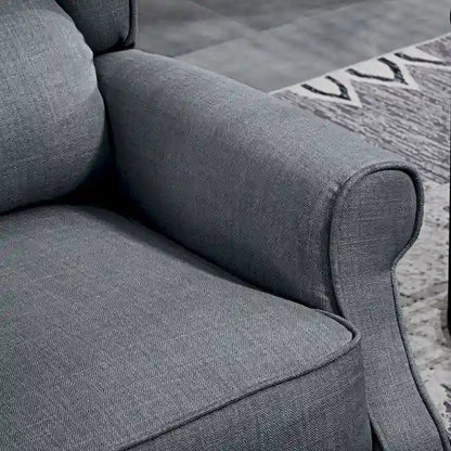 Fauteuil de massage vibrant et chauffant HOMCOM à dossier inclinable, canapé d'appoint rembourré avec télécommande et fonction massage.