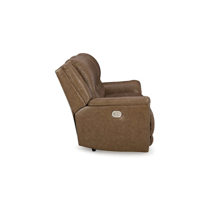 Canapé inclinable électrique Signature Design by Ashley Trasimeno Caramel - 92 cm L x 40 cm P x 42 cm H