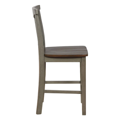 Ensemble de salle à manger 5 pièces Gray Barn Simmons blanc antique et marron
