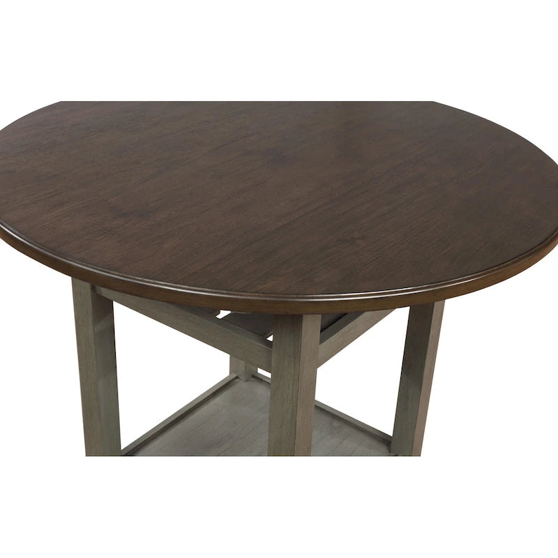 Ensemble de salle à manger 5 pièces Gray Barn Simmons blanc antique et marron