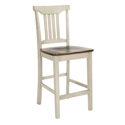 Ensemble de salle à manger 5 pièces Gray Barn Simmons blanc antique et marron
