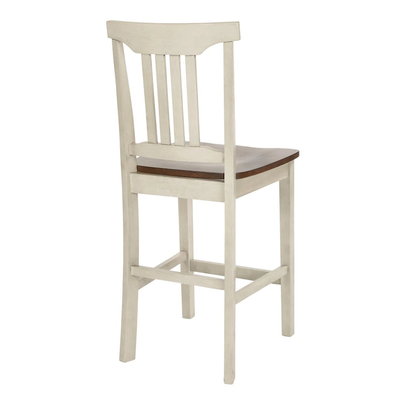 Ensemble de salle à manger 5 pièces Gray Barn Simmons blanc antique et marron