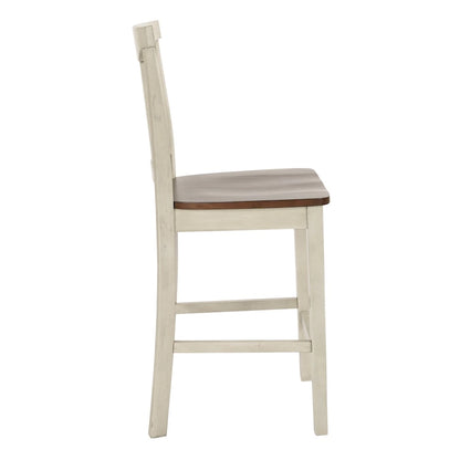 Ensemble de salle à manger 5 pièces Gray Barn Simmons blanc antique et marron