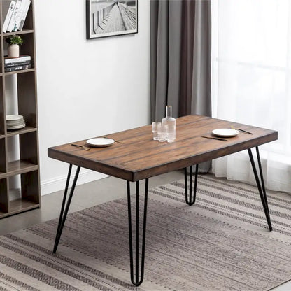 Ensemble de salle à manger industriel 7 pièces Aryven de Roundhill Furniture