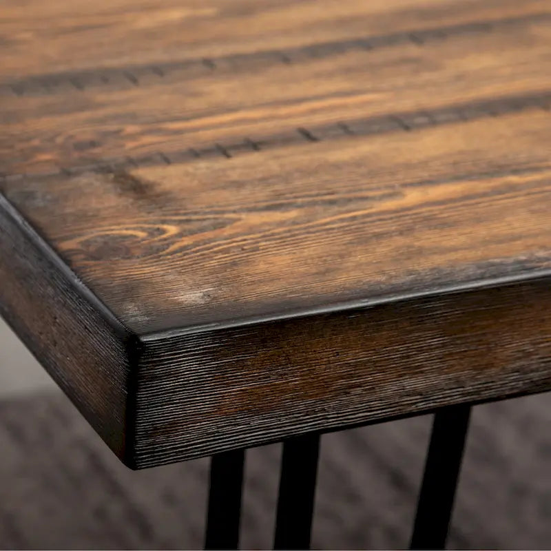 Ensemble de salle à manger industriel 7 pièces Aryven de Roundhill Furniture
