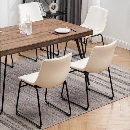 Ensemble de salle à manger industriel 7 pièces Aryven de Roundhill Furniture