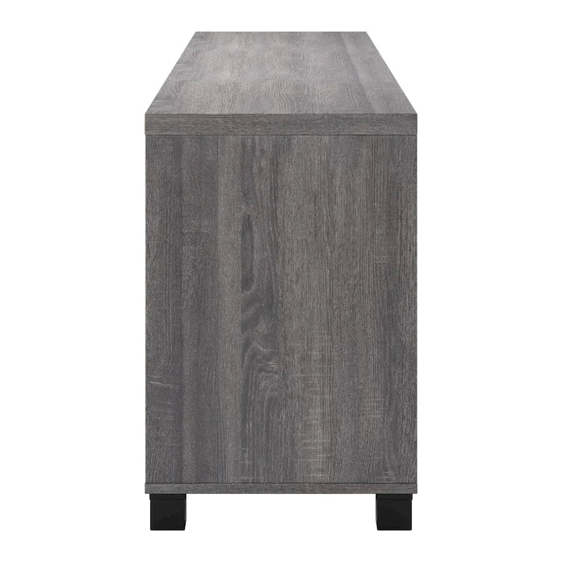 Meuble TV Virlomi avec portes, pour téléviseurs jusqu'à 85 pouces