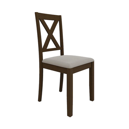 Ensemble de salle à manger rustique en bois 5 pièces CraftPorch