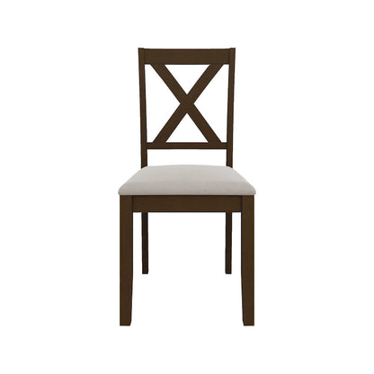 Ensemble de salle à manger rustique en bois 5 pièces CraftPorch