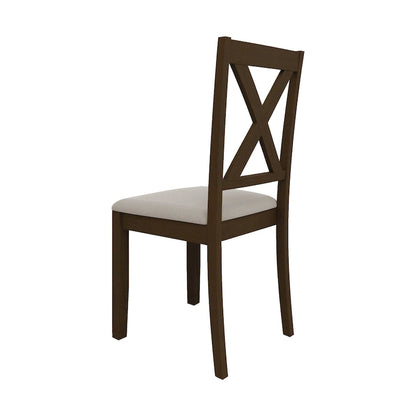 Ensemble de salle à manger rustique en bois 5 pièces CraftPorch