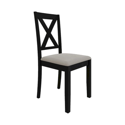 Ensemble de salle à manger rustique en bois 5 pièces CraftPorch