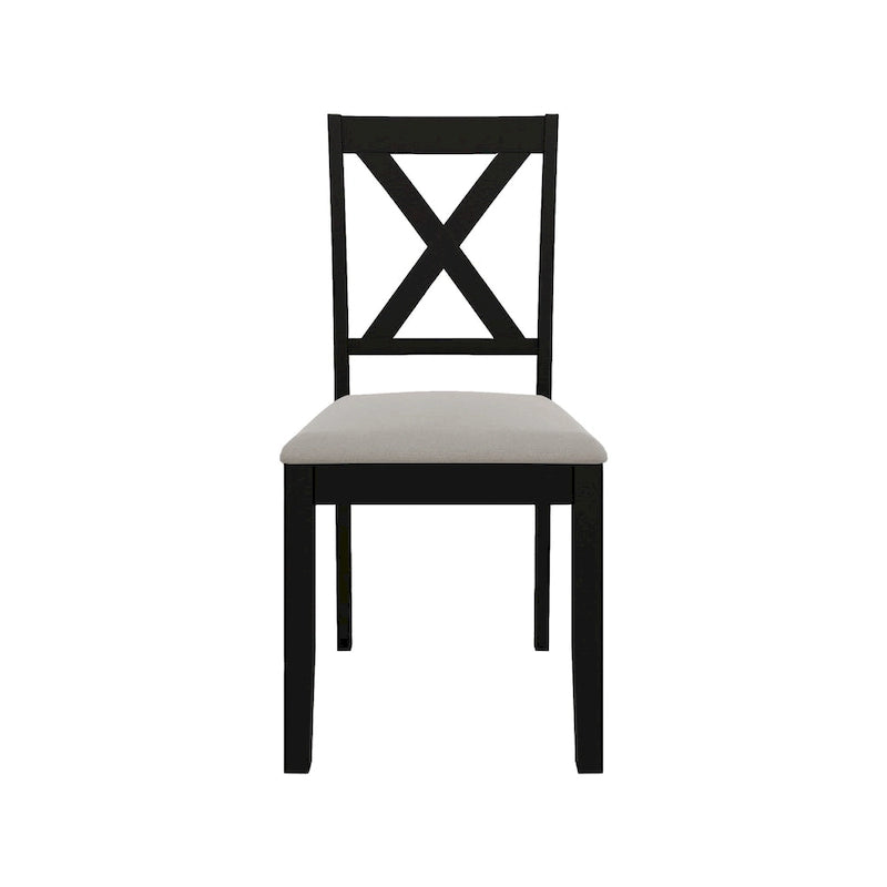 Ensemble de salle à manger rustique en bois 5 pièces CraftPorch