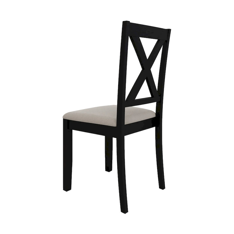 Ensemble de salle à manger rustique en bois 5 pièces CraftPorch