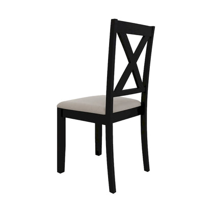 Ensemble de salle à manger rustique en bois 5 pièces CraftPorch