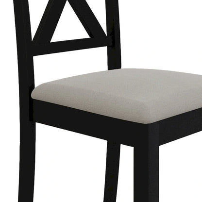 Ensemble de salle à manger rustique en bois 5 pièces CraftPorch
