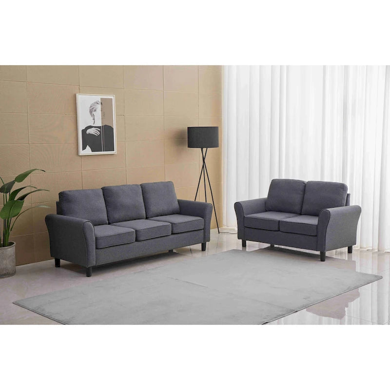 Ensemble canapé et causeuse 2 pièces pour salon