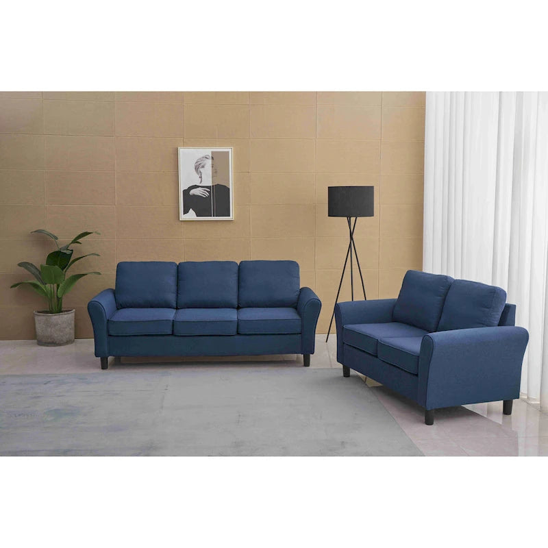 Ensemble canapé et causeuse 2 pièces pour salon