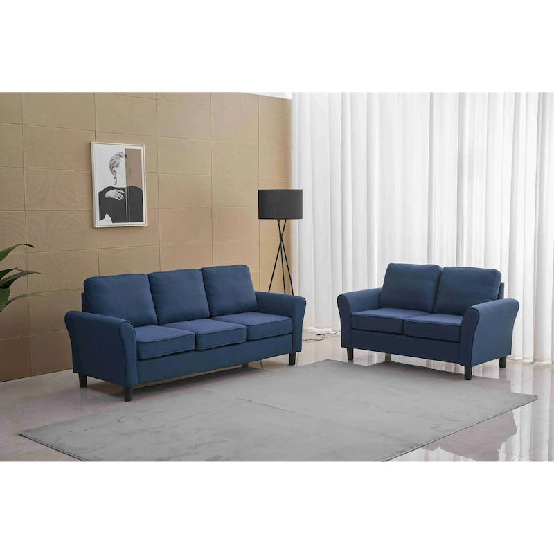 Ensemble canapé et causeuse 2 pièces pour salon