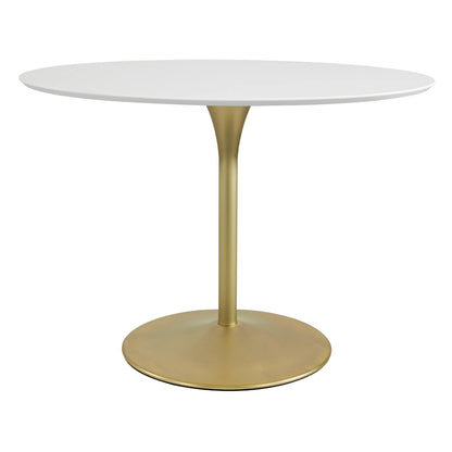 Table de salle à manger ronde à fleurs 41,25 x 41,25