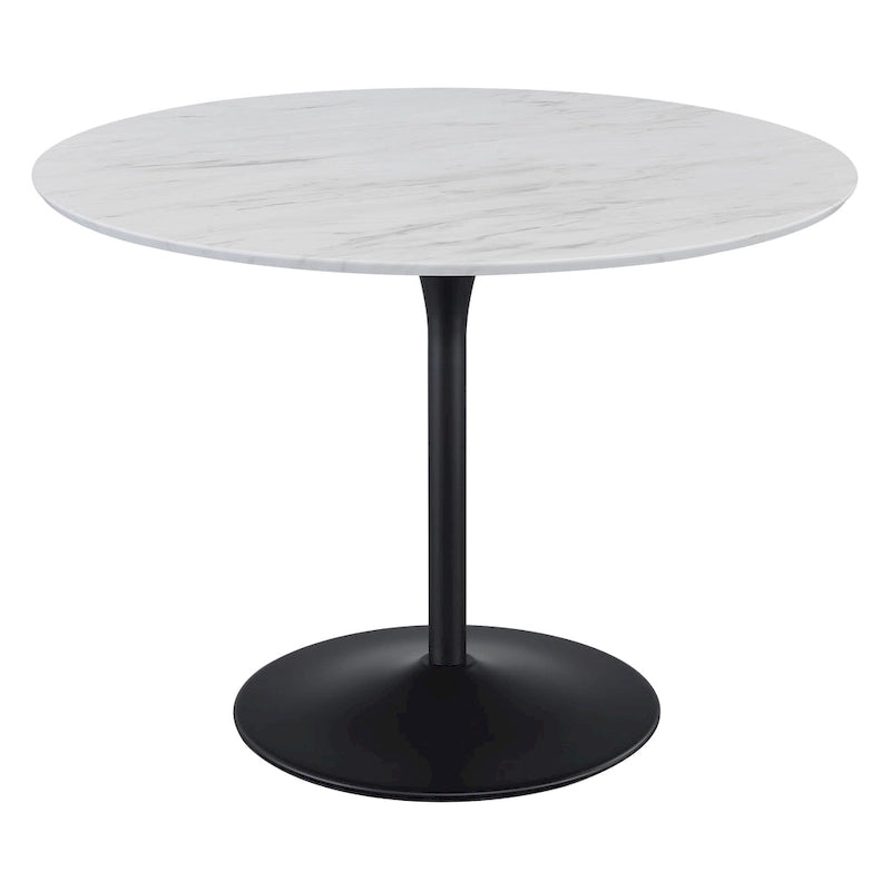 Table de salle à manger ronde à fleurs 41,25 x 41,25