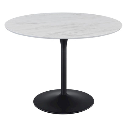 Table de salle à manger ronde à fleurs 41,25 x 41,25