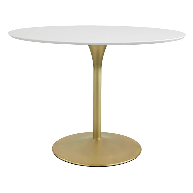 Table de salle à manger ronde à fleurs 41,25 x 41,25