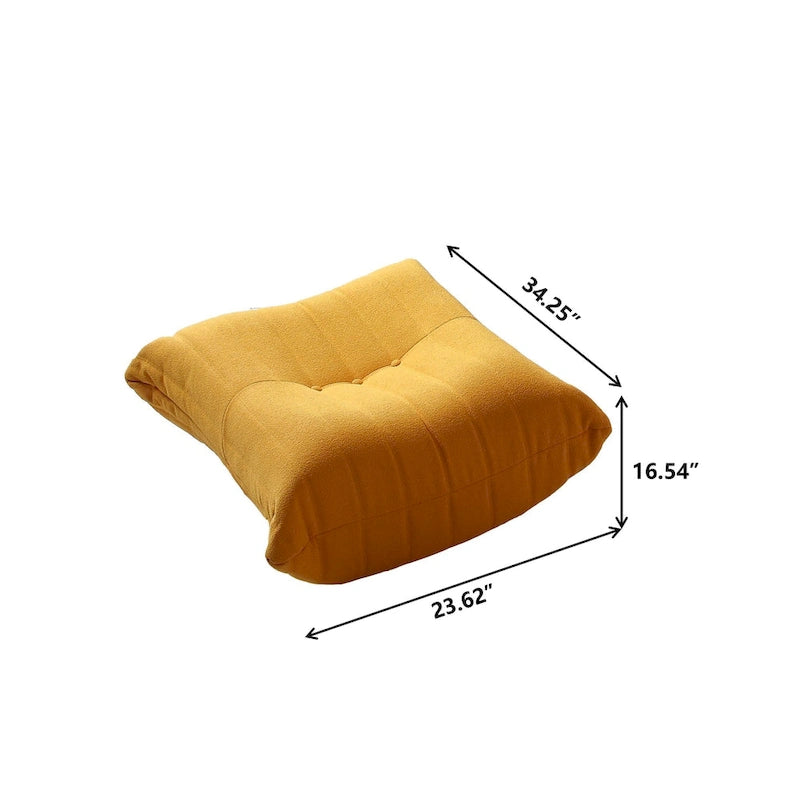 Canapé de sol moelleux et confortable, pouf pour salon