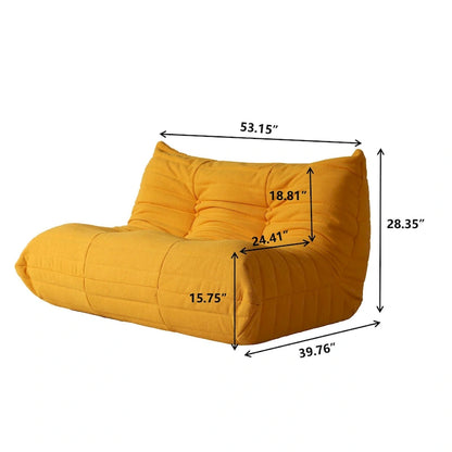Canapé de sol moelleux et confortable, pouf pour salon