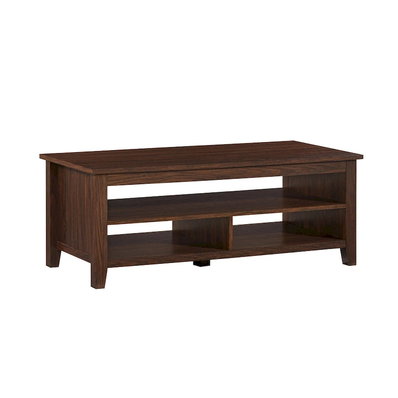 Table basse Middlebrook Coastal à côtés rainurés