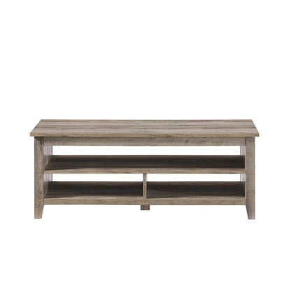 Table basse Middlebrook Coastal à côtés rainurés