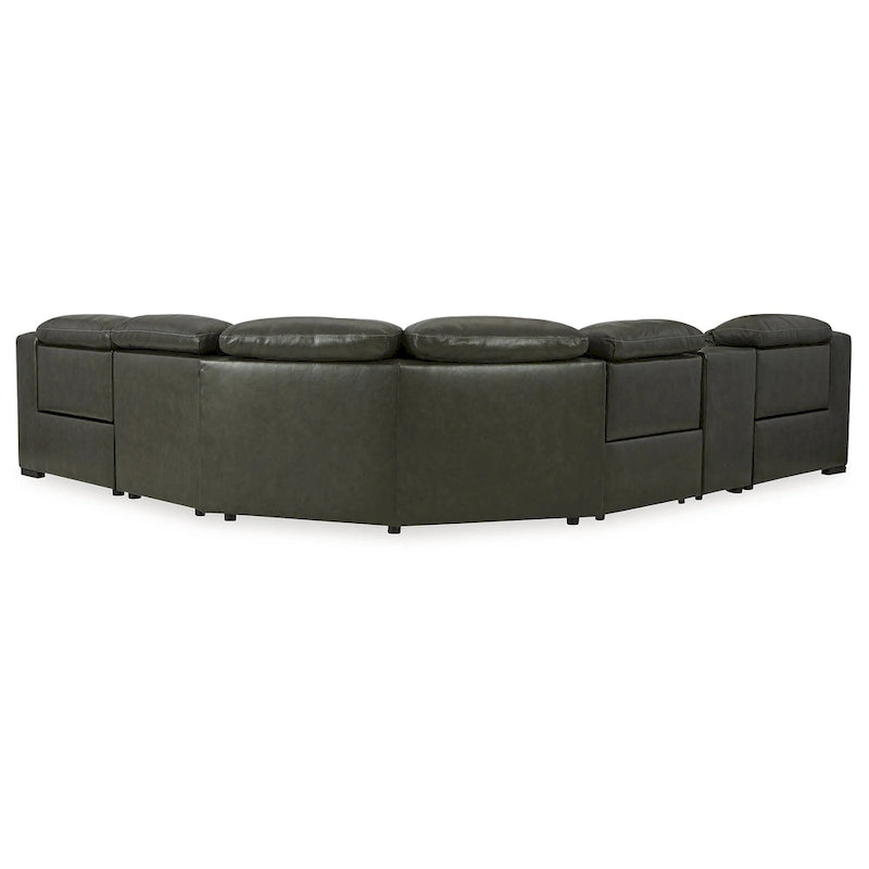 Canapé d'angle inclinable électrique 6 pièces Signature Design by Ashley Center Line - 138,25 po L x 120,5 po P x 35 po H