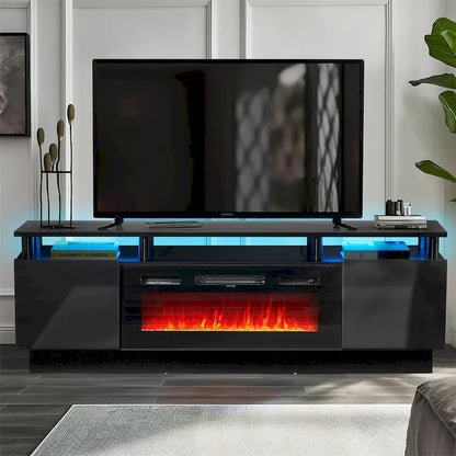 Meuble TV avec cheminée électrique 36 pouces (70 pouces)