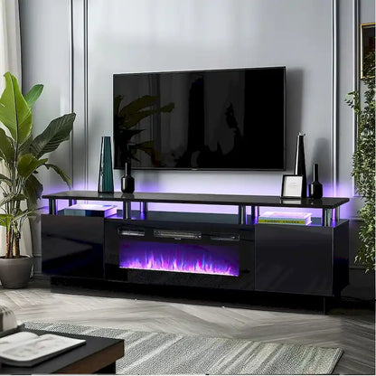 Meuble TV avec cheminée électrique 36 pouces (70 pouces)