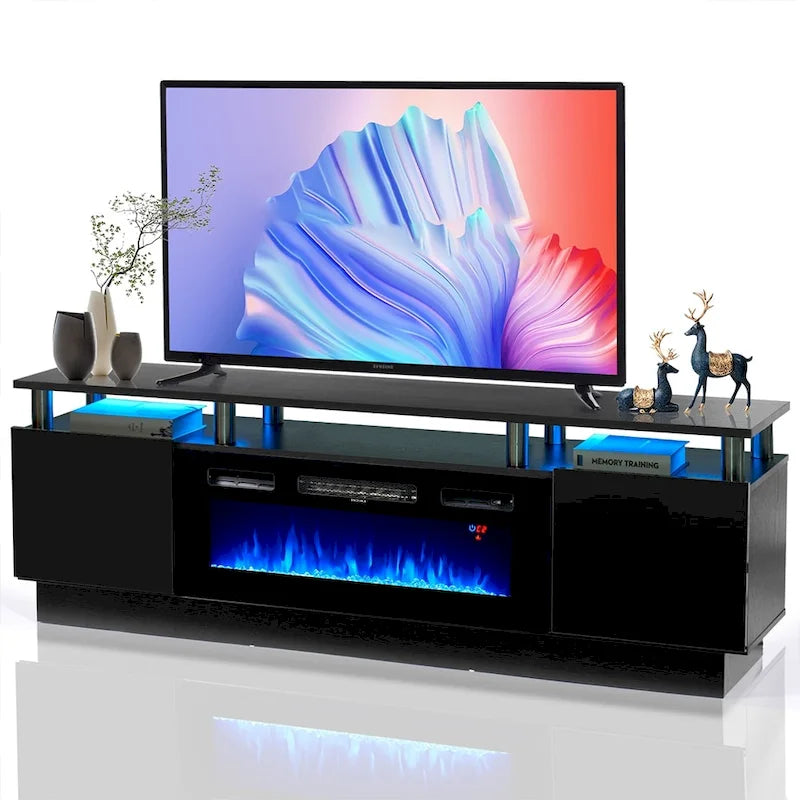 Meuble TV avec cheminée électrique 36 pouces (70 pouces)