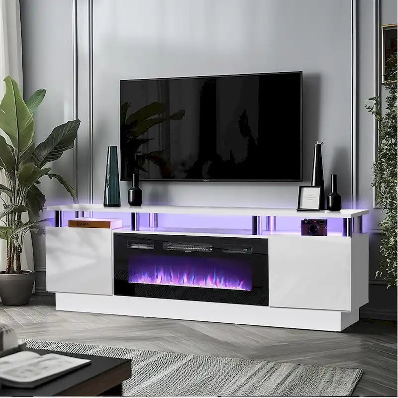 Meuble TV avec cheminée électrique 36 pouces (70 pouces)