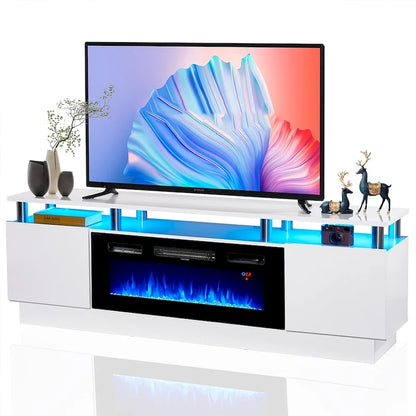 Meuble TV avec cheminée électrique 36 pouces (70 pouces)