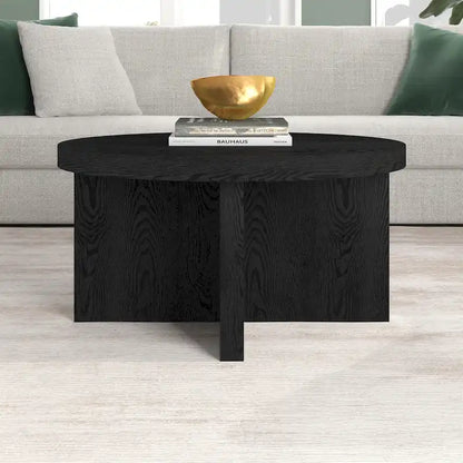 Table basse ronde Elna 33 de large - 33 pouces de large