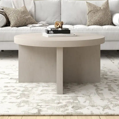 Table basse ronde Elna 33 de large - 33 pouces de large